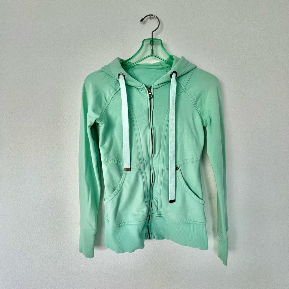 Athleta seafoam green hoodie